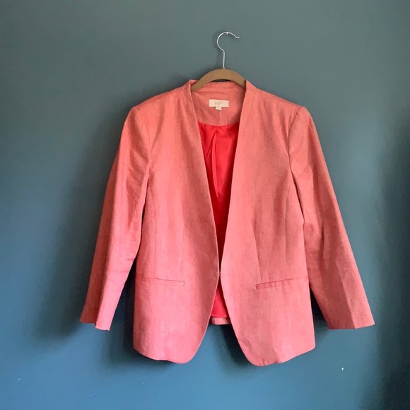 LOFT Jackets & Blazers - LOFT light coral blazer size 12